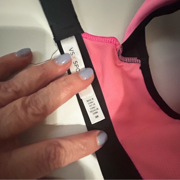 VSX Women's Pink and Black Sports Bra 36B - Picture 4 of 4